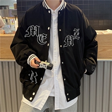 春秋2023新款ins港风复古棒球服上衣百搭宽松bf夹克潮W1744-P50，男装夹克，星座512-2