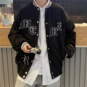 春秋2023新款ins港风复古棒球服上衣百搭宽松bf夹克潮  W1744-P50图片