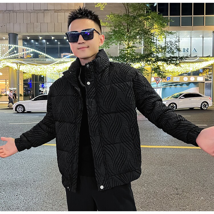 小香风外套男秋冬季高级感格子潮牌大码衬衫翻领帅气情侣宽松夹克,男装夹克,星座218-8