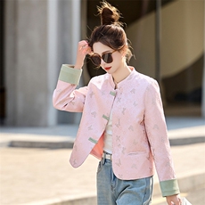 现货女士外套女2026新款春秋季高端品牌贵夫人时尚新中式洋气上衣，女装短外套，依如秀(原杭风阁)