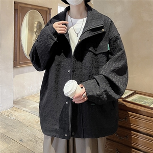 小香风美式牛仔大码M-5XL夹克大皂风百搭工装外套JK8740P125控168图片