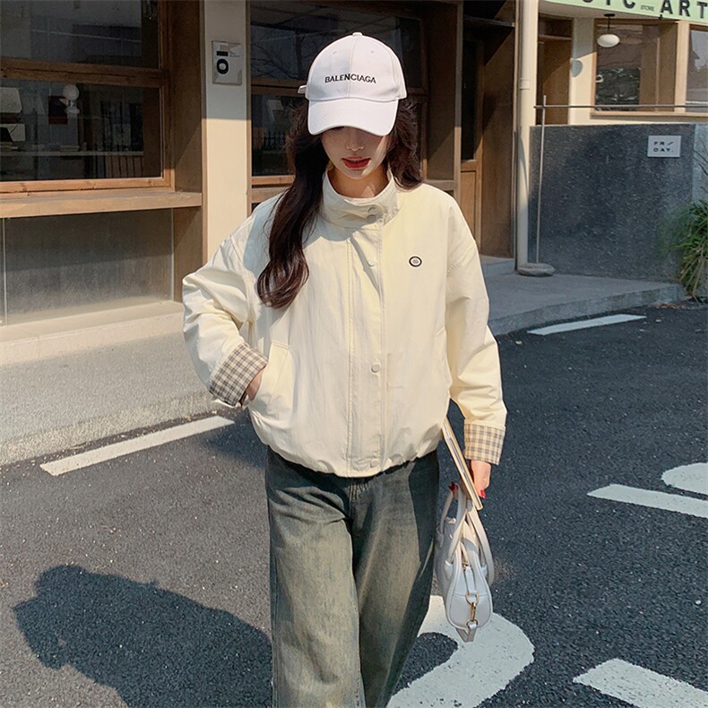 （现货）短款外套女2025早春新款多巴胺穿搭少女上衣,女装短外套,韩蔻秀