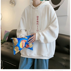 抖音供货、重磅360克现货加绒印花连帽卫衣HD019-1-LMWY44123-P40，男装卫衣，电商019-1