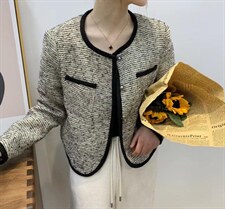 【素妮】2022春款扎线小香外套，其它，素妮