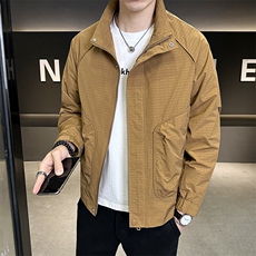 抖音立领休闲百搭外套男装夹克C317-7066-P110，男装夹克，电商C317