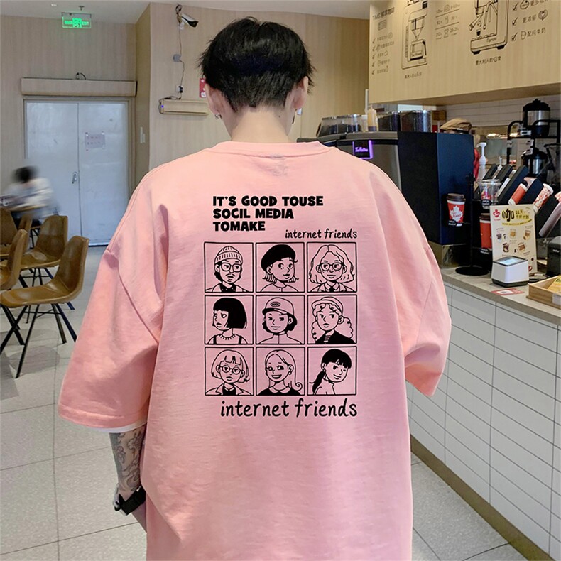 直播抖音得物短袖T重磅280克TB4341批28纯棉220克T4341P23控38,男装T恤,电商C408(原B339-1)