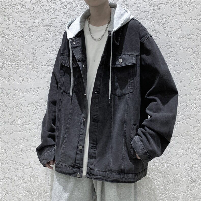 JK630-P75-控98现货牛仔夹克外套连帽,男装夹克,星座116