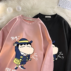 麂皮绒卫衣男大码重磅长袖t恤男JW81240-P35，男装卫衣，电商A040