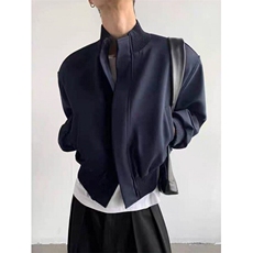 纯色暗扣立领飞行夹克外套JK0117-P73，男装夹克，星座313A(原308A-2)