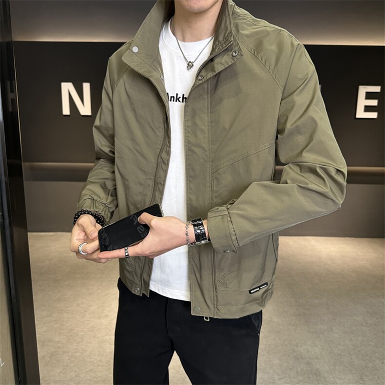 夹克男秋季立接高品质外套型男商务休闲百搭外套夹克N8819-P65,男装夹克,星座310B-3