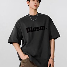 美式字母重磅短袖T恤印花2026夏季新款休闲舒适潮流印花圆领上衣，男装T恤，星座1210-1