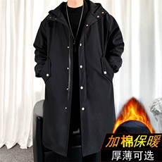 风衣男中长款大衣男加绒棉衣男F174薄P90加棉P100特价爆景二，男装风衣，星座401