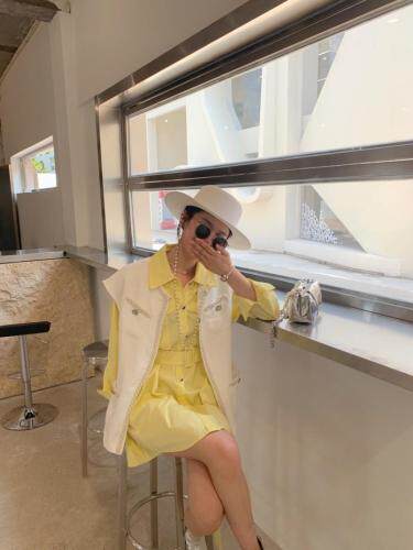 编织马甲，女装马夹，HE