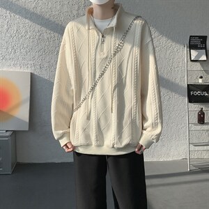 卫衣男春季新款港风宽松提花大码长袖T套头上衣WY9975-特P42，男装T恤，星座214-3