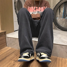 秋季新款ins潮流百搭休闲裤日系青春流行长裤牛仔裤男K5637-P38，男装牛仔裤，星座512-2
