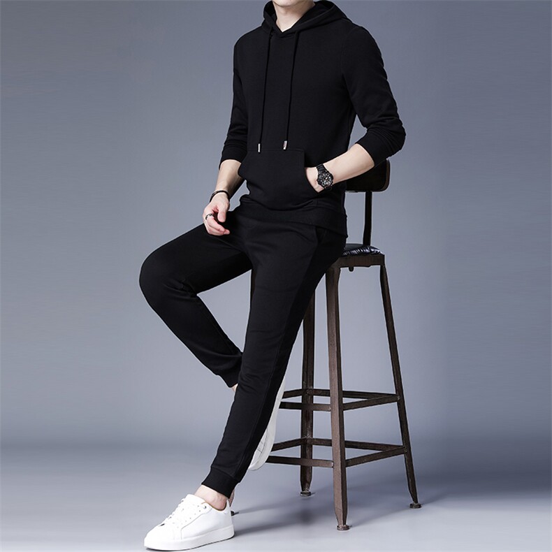 FL21855-21556秋季新款2023年男士休闲卫衣长袖套装外套时尚P126,男装休闲套装,电商B360