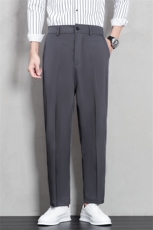 裤子男韩版潮流春夏季新款九分小西裤男士修身垂感西装长裤，男装西裤，星座505-2（原电商A260-1)