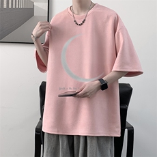 麂皮绒短袖t恤男大码半袖男大皂风JD82349-P25，男装T恤，电商A040