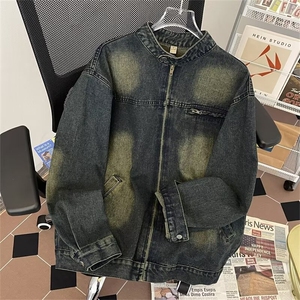 秋季新款美式复古夹克水洗外套 QB01 P80图片