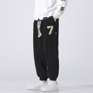 美式潮牌灯芯绒裤子男直筒男裤运动卫裤束脚裤休闲长裤K0116-P40图片