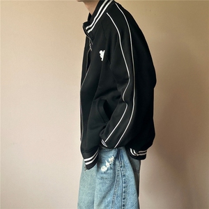 2026春现货立领卫衣外套男士宽松休闲绣花上衣A351-AW2529-P95图片