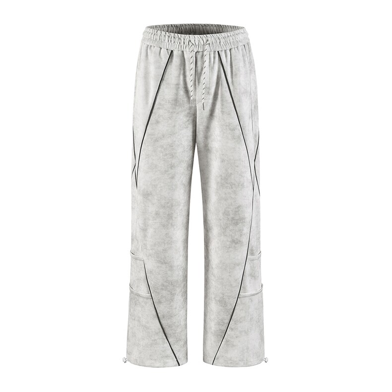 可二开脏脏灰扎染套装大码M-5XL卫衣WY78064P68 卫裤WK78065P68图片