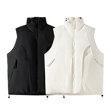 现货棉马甲DSA157B-MJ8881-特P55，女装马甲，电商A157B