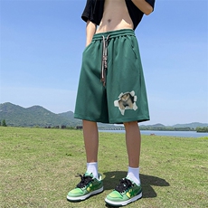 已注册菠萝格直播抖音得物品质男中裤五分休闲短裤K085P30控48，男装牛仔裤，电商C408(原B339-1)