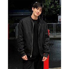网图高街红色毛绒内里棉衣外套加绒加厚棉服夹克A025-ZY161-P126，男装夹克，电商A025