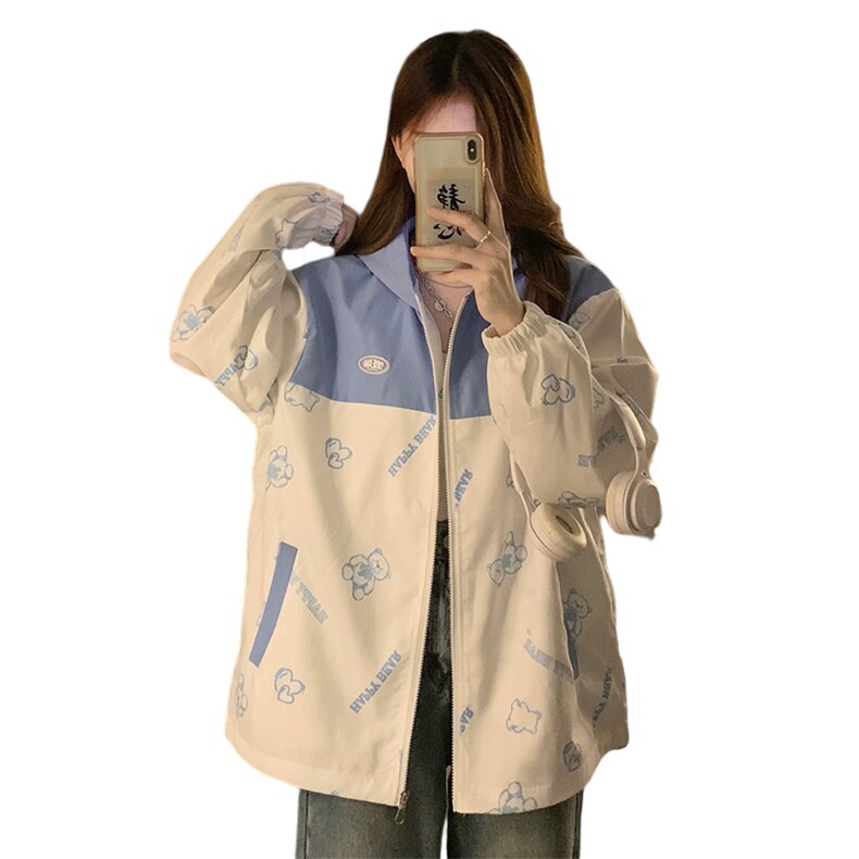 街头棒球服外套女秋休闲夹克美式风学生chic短上衣C365-80,男装夹克,星座911-2(原星座613-2）