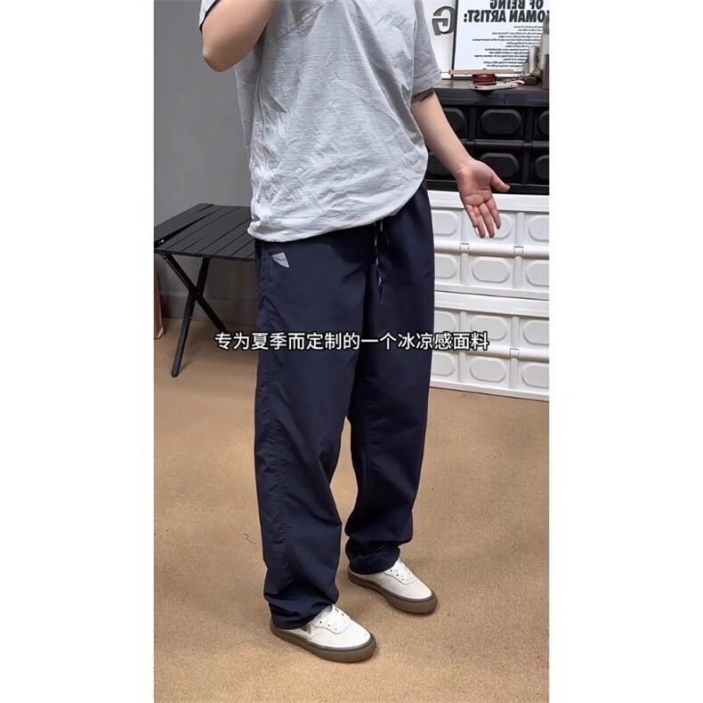 机能藏蓝色速干冲锋裤降落伞兵工装裤户外登山直筒裤KZ82特P30,男装工装外套,星座908-1
