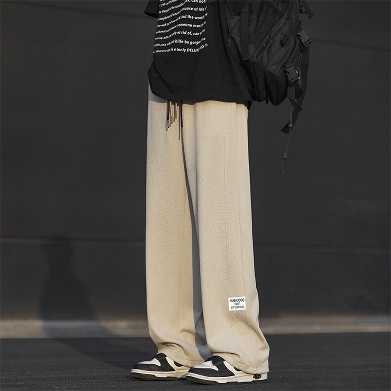 新款男生运动卫裤大码休闲裤直筒宽松阔腿长裤K938特批-32，男装休闲裤，星座718-1