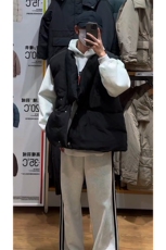 冬季新款棉衣马甲文艺复古潮流加厚高级感痞帅无袖外套HY684TP75，男装棉衣，电商A102B