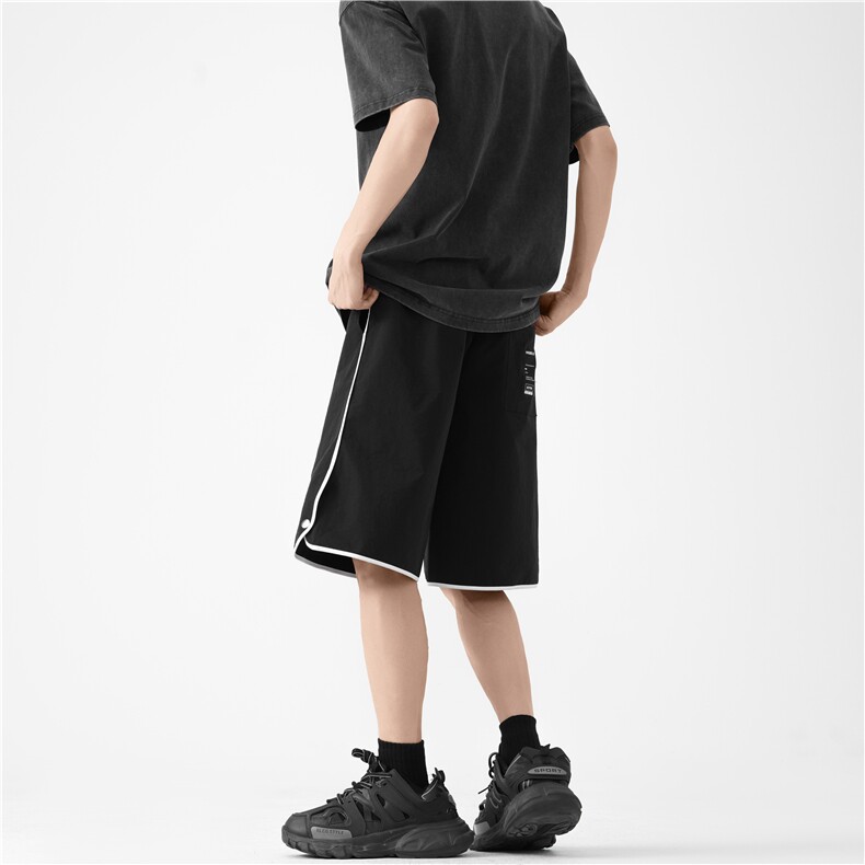 抖音品质夏季新款潮流设计速干宽松短裤B315-K24148-特p30控58,男装牛仔裤,电商B315
