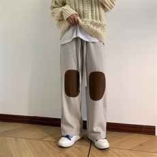 直筒裤子男女秋冬季设计感小众休闲裤潮牌高街拖地长裤GH125-P52，男装休闲裤，星座1008
