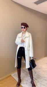 秋冬黄金貂外套大衣，女装，青羽鹤