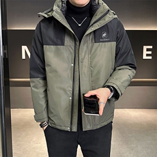 三合一冲锋衣羽绒服2025新款男士冬装外套B240-YR6688-P235，男装羽绒服，电商B240