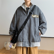 立领夹克男秋季休闲上衣ins港风潮牌宽松帅气外套JK0546-P55，男装夹克，星座308B-1