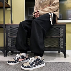 青春流行新款休闲裤工装裤时尚潮牌潮流长裤男宽松型春秋2366P35，男装休闲裤，星座410-2