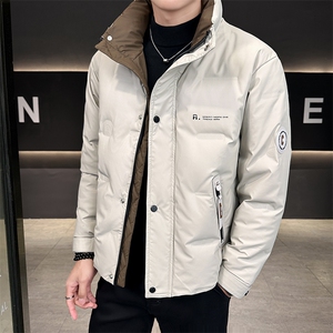 新款冬季男士加厚小立领羽绒服防寒防水309B-3-81052-P180图片