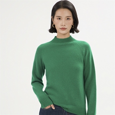 一线插肩半高圆领纯色长袖针织衫时尚百搭,女装针织衫/毛衣,巾兮羊绒,清河羊绒市场 一线插肩半高圆领纯色长袖针织衫时尚百搭,女装针织衫/毛衣,巾兮羊绒,清河羊绒市场