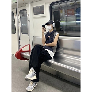 B221 美式街头hiphop宽松户外工装休闲裤子 LK23116-P60 控78图片