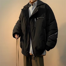 A929-P80秋季美式vintage多口袋飞行棉服男高街潮牌宽松外套，男装夹克，星座512-6