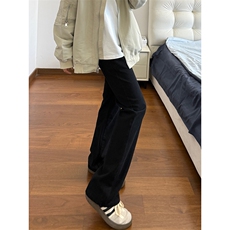 港风美式高街ins潮流百搭修身直筒休闲牛仔裤XZ213-K6666-P65控78，男装牛仔裤，星座213