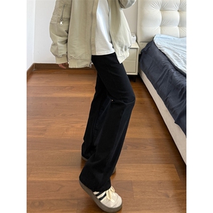 港风美式高街ins潮流百搭修身直筒休闲牛仔裤XZ213-K6666-P65控78图片