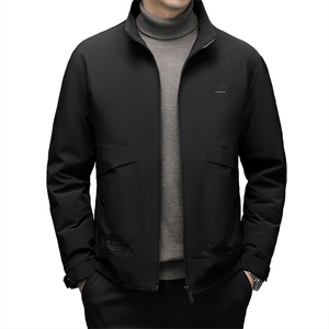 CAH9317钱塘2020-2冬季厚款立领时尚休闲简约中年男士羽绒服P225图片
