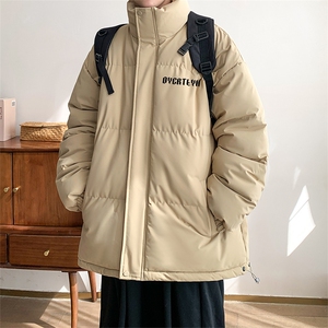 棉衣男冬季新款港风宽松立领羽绒棉加厚棉服MF600-P58(现货图片