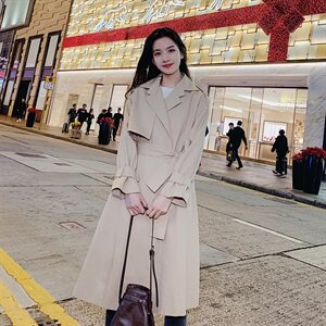 柒柒家  风衣外套春季新款F33图片