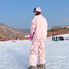 户外防水双板男女加厚保暖连帽滑雪服衣裤套装TZ032-P210控318，男装棉衣，电商A001