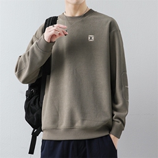 卫衣秋冬季2025新款潮牌加绒重磅休闲加厚冬款上衣男士衣服，男装针织衫/毛衣，星座914